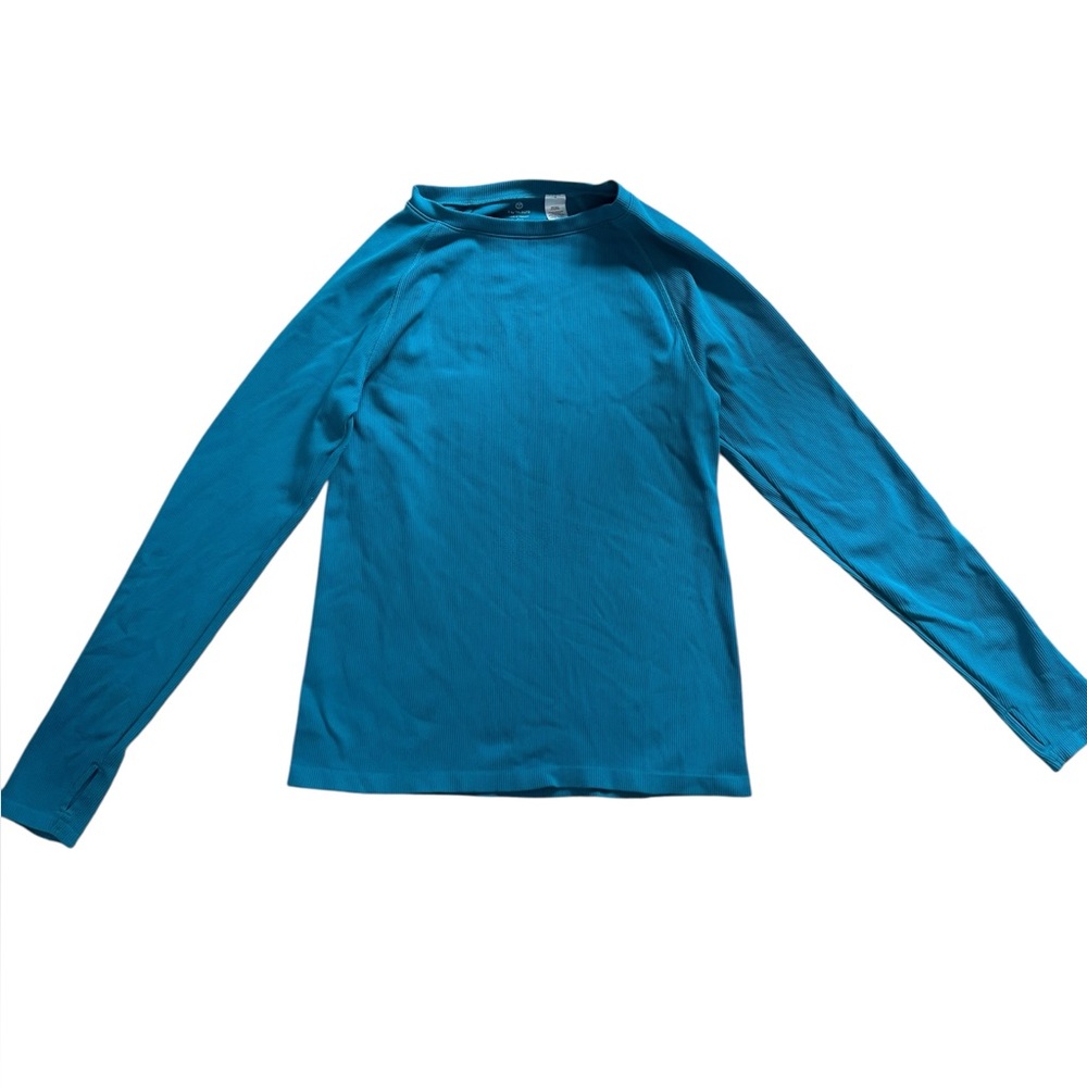 T by Talbots Teal Long Sleeve Top - Size L/XL